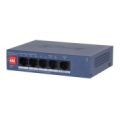 Switch|DAHUA|CS4005-4GT-36|Switch type Managed|Switch layer L2|Form factor Desktop/Wall-Mounting|5xRJ-45 ports|RJ-45 Ports Type Gigabit Ethernet (10/100/1000)|5xGigabit Ethernet (copper) ports quantity|Power over Ethernet (PoE) Yes|4xPower over Ethernet (PoE) ports quantity|Total Power over Ethernet (PoE) budget 36 W|CS4005-4GT-36