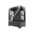 Case|XILENCE|XG172|MidiTower|Case product features Fan control panel/Transparent panel|Not included|Colour Black|XG172
