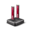 SSD ACC DOCK STATION USB-C/2XM.2 NVME ADSA-M2C AXAGON