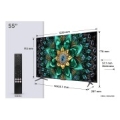 TV Set|TCL|55 "|4K Ultra HD|3840 x 2160 pixels|Flat|16:9|QD-Mini LED|55Q6C