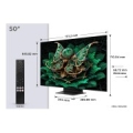TV Set|TCL|50 "|4K Ultra HD|3840 x 2160 pixels|Flat|16:9|QD-Mini LED|50C7K