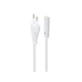 CABLE POWER EU 1.8M/WHITE PC-184/2-W GEMBIRD