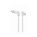 CABLE POWER EU 2.5M ANGLED/PC-184L-VDE-2.5M-W GEMBIRD