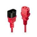 CABLE POWER IEC EXTENSION 2M/RED 30478 LINDY