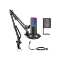  FIFINE T669 PRO3 Wired Microphone with RGB Lighting and Stand | USB FIFINET669PRO3