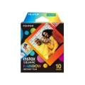 Fujifilm | Instax Square Rainbow (10) Instant Film | 72 x 86 mm | 2.4 x 2.4" Image Area; 3.4 x 2.8" Print Size | Quantity 10