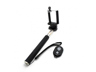Selfie monopod with Bluetooth remote shutter