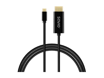 Kabelis SAVIO USB-C TO HDMI 2m
