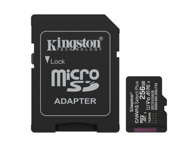 Atmiņas karte Kingston MicroSDXC 256GB Canvas
