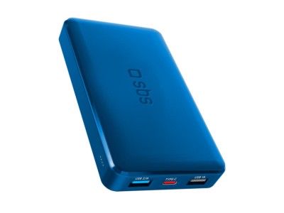 Enerģijas krātuve SBS 10000mAh 10W Cyan