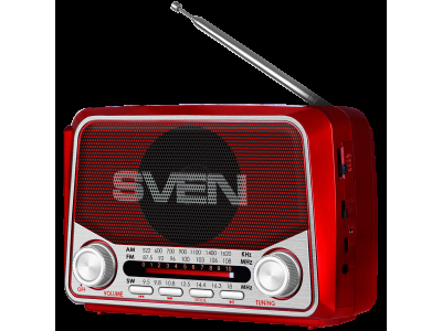 Speaker SVEN SRP-150, red (3W, Bluetooth