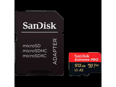 SANDISK Extreme PRO microSDXC 512GB +