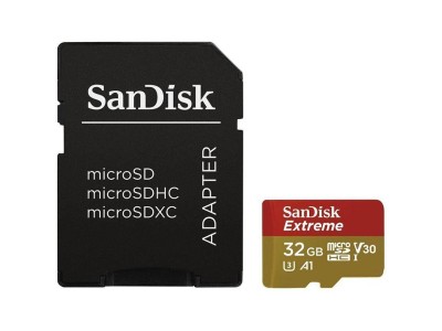 SANDISK Extreme microSDHC 32GB + SD
