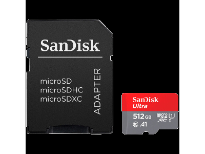 SANDISK Ultra microSDXC 512GB + SD