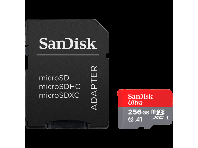 SANDISK Ultra microSDXC 256GB + SD