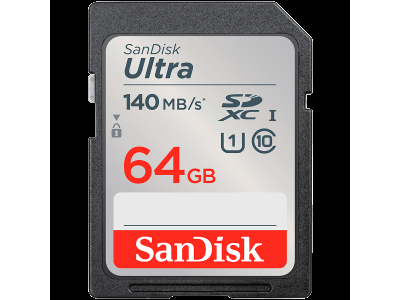 SANDISK Ultra 64GB SDXC Memory Card
