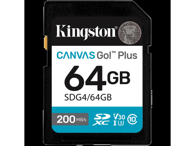 KINGSTON 64GB SDXC Canvas Go Plus