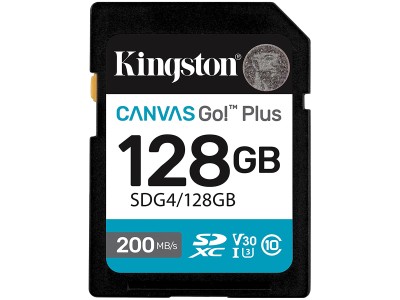 KINGSTON 128GB SDXC Canvas Go Plus