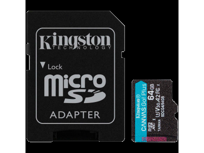 Kingston 64GB microSDXC Canvas Go Plus