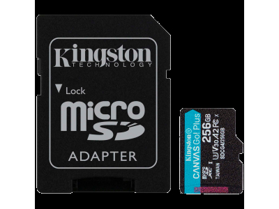 Kingston 256GB microSDXC Canvas Go Plus