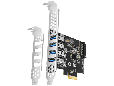Axagon PCI-Express card with four external
