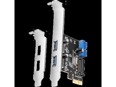 AXAGON PCEU-232RS PCIe card - 2+2x