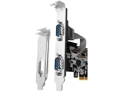 PCI-Express card with two 250 kbps