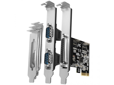 PCI-Express card with one parallel and