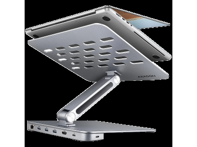 AXAGON HMC-STND ALU stand with HUB