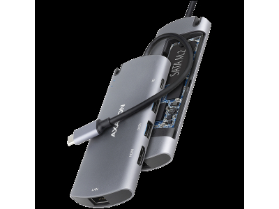 Axagon HMC-6M2 SUPERSPEED USB-C COMBO 6IN1