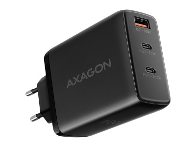 AXAGON ACU-DPQ100 GaN Wall charger, 3x
