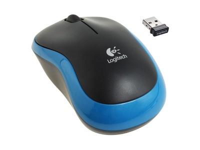 LOGITECH M185 Wireless Mouse - BLUE