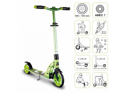 Six Degrees Aluminium Scooter skrejritenis 180/145