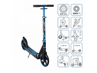 Muuwmi Aluminium Scooter Plus skrejritenis 205