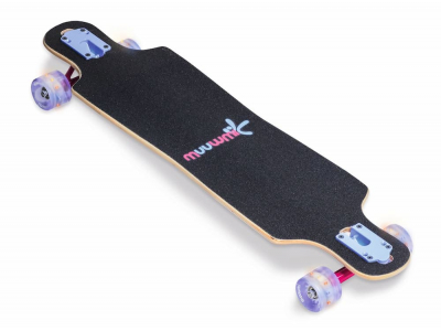 Muuwmi Longboard Compact Skateboard skrituļdēlis, ABEC