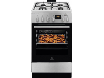Electrolux gāzes plīts ar elektrisko cepeškrāsni