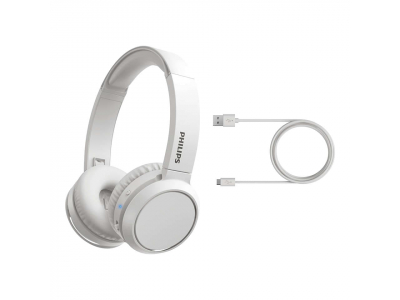 PHILIPS austiņas On-Ear ar Bluetooth, baltas