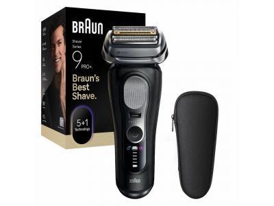 BRAUN bārdas skuveklis 9 Pro+, melns