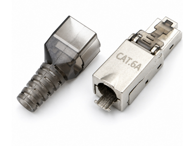 ElectroBase ® CAT6A RJ45 ekranēts modulārs