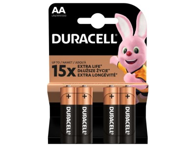 Duracell AA (LR6) baterijas 1.5V