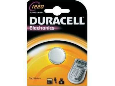 Duracell CR1220 baterijas 3V Duracell litija