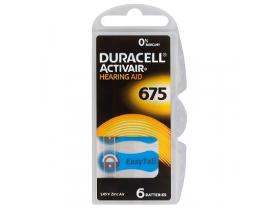 Duracell Izmērs 675, Dzirdes Aparāta Baterija