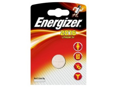 Energizer ® CR2016 baterijas 3V Energizer