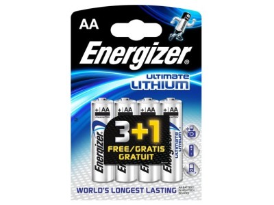 Energizer ® R6/AA baterijas 1.5V