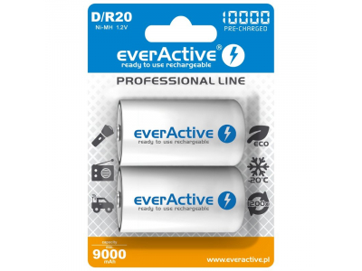 EverActive™ R20/D akumulatori 1.2V everActive