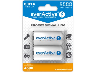 EverActive™ R14/C akumulatori 1.2V everActive