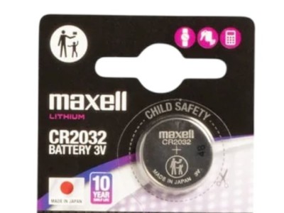 Maxell CR2032 baterijas 3V Maxell litija