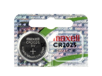Maxell CR2025 baterijas 3V Maxell litija