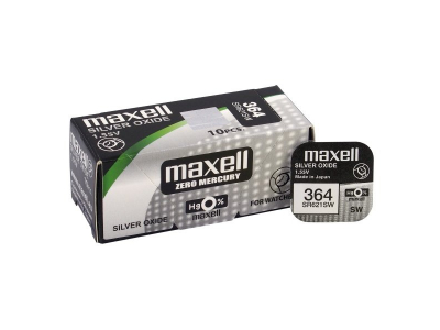 Maxell 364 baterijas 1.55V Maxell