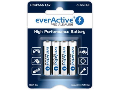EverActive™ LR03/AAA baterijas 1.5V everActive